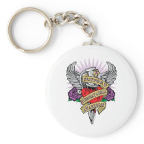 Fibromyalgia Dagger Keychains