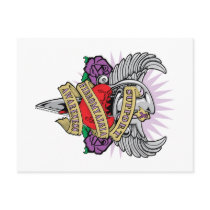 Fibromyalgia Dagger Postcards