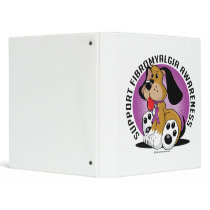 Fibromyalgia Dog 3 Ring Binder
