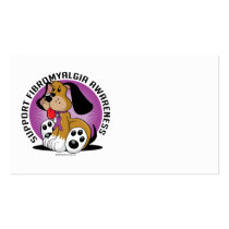 Fibromyalgia Dog Business Card Template