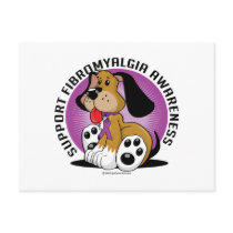 Fibromyalgia Dog Post Cards