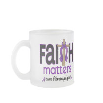 Fibromyalgia Faith Matters Cross 1 Coffee Mug
