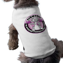 Fibromyalgia Fighter Cat Pet Tee