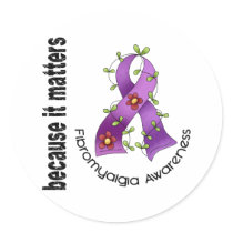Fibromyalgia Flower Ribbon 3