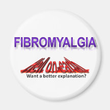 Fibromyalgia Hell On Earth Wear Refrigerator Magnet