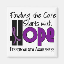 Fibromyalgia HOPE 4 Magnets