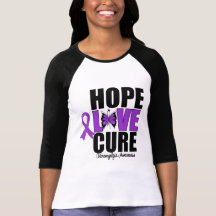 Fibromyalgia Hope Love Cure T-shirt