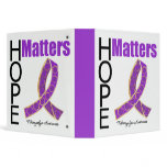 Fibromyalgia Hope Matters Jeweled Ribbon Binder