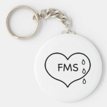 Fibromyalgia Humaneness Campaign Keychain