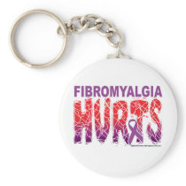 Fibromyalgia Hurts Key Chain