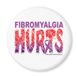 Fibromyalgia Hurts Fridge Magnet