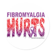 Fibromyalgia Hurts Sticker