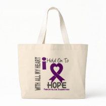 Fibromyalgia I Hold On To Hope Canvas Bags