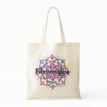 Fibromyalgia Lotus Canvas Bags