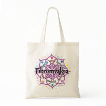 Fibromyalgia Lotus Canvas Bags