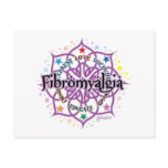 Fibromyalgia Lotus Postcard