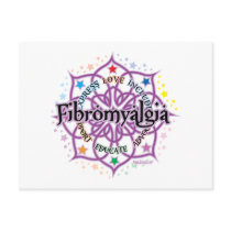 Fibromyalgia Lotus Postcard