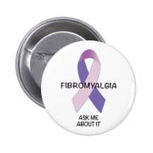 Fibromyalgia Pinback Button