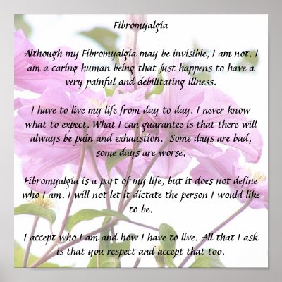 Fibromyalgia poster by Lizzeee