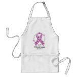 Fibromyalgia Ribbon of Butterflies Aprons