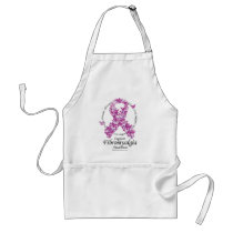 Fibromyalgia Ribbon of Butterflies Aprons