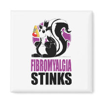 Fibromyalgia Stinks Refrigerator Magnets