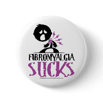 Fibromyalgia Sucks Pinback Button