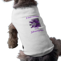 Fibromyalgia  Support not Sarcasm Dog Shirt