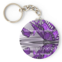 Fibromyalgia  Support not Sarcasm Keychain