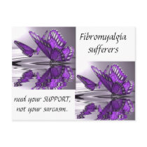 Fibromyalgia  Support not Sarcasm Post Cards