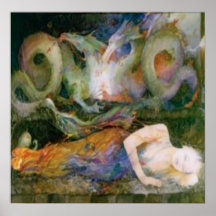 Fibromyalgia, The Dragon Within Print