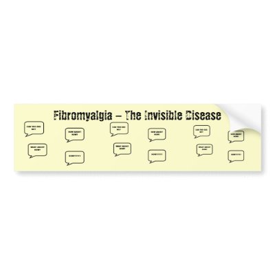 Fibromyalgia - The Invisible Disease by Fibrohugs
