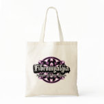 Fibromyalgia Tribal Tote Bags