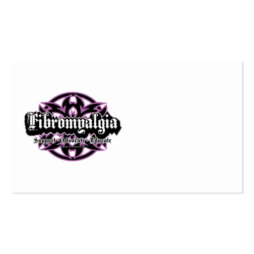 Fibromyalgia Tribal Business Card