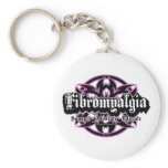 Fibromyalgia Tribal Key Chains