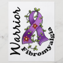 Fibromyalgia Warrior 15 Flyer Design