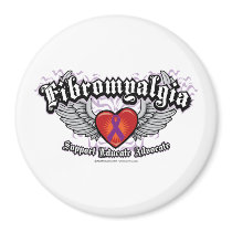 Fibromyalgia Wings Refrigerator Magnets
