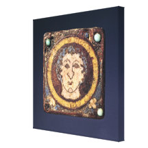 Fibula with the face of a young man canvas print
