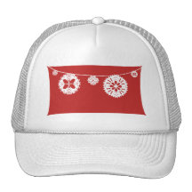 Ficelle de flocon de neige casquettes