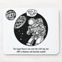 FICTS "biscuit dans l'espace" Mousepad Tapis De Souris