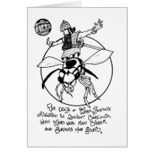 FICTS "Wasp-Surfing" Birthday Card