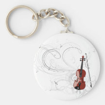 Fiddle Symphony Keychain