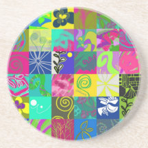 Fiddleheads Beverage Coasters