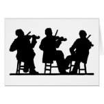 Fiddlers, Fiddle Greeting Card