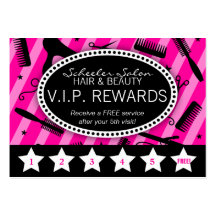 Fidélité de salon de roses indien et de noir carte de visite