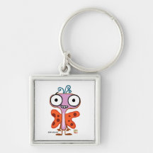 Fidget Square Keychain
