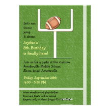 Field Goal - Party Invitation