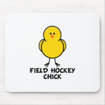 Field Hockey Chick Mouse Pad