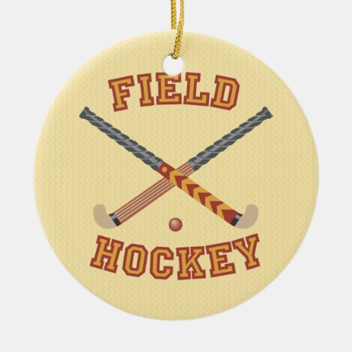 Field Hockey Christmas Tree Ornament