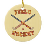 Field Hockey Christmas Tree Ornament